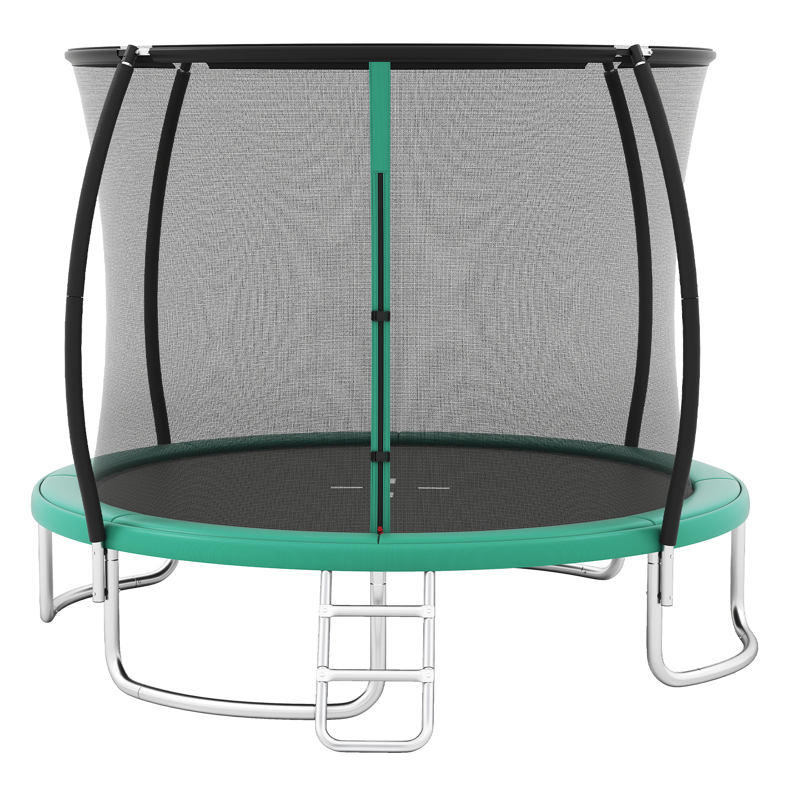 Bezpieczna zielona trampolina 366 cm z systemem no-gap