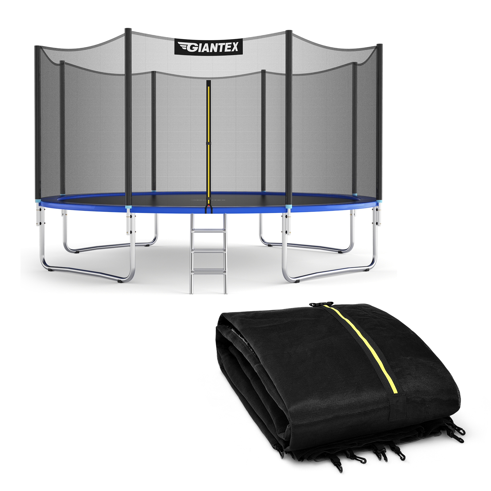 Gęsta siatka PE do dużej trampoliny ogrodowej