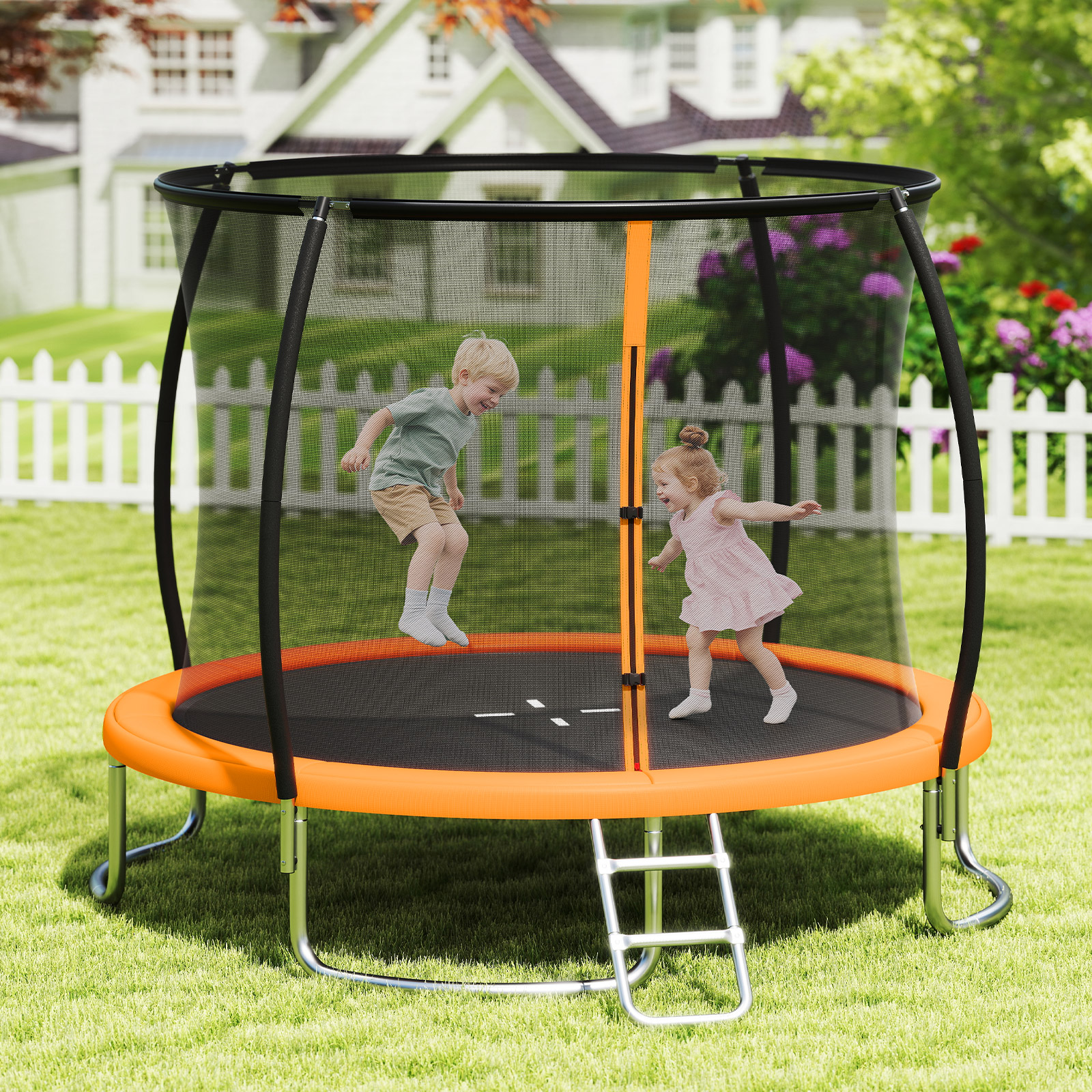Wzmocniona stalowa rama trampoliny ogrodowej 12FT