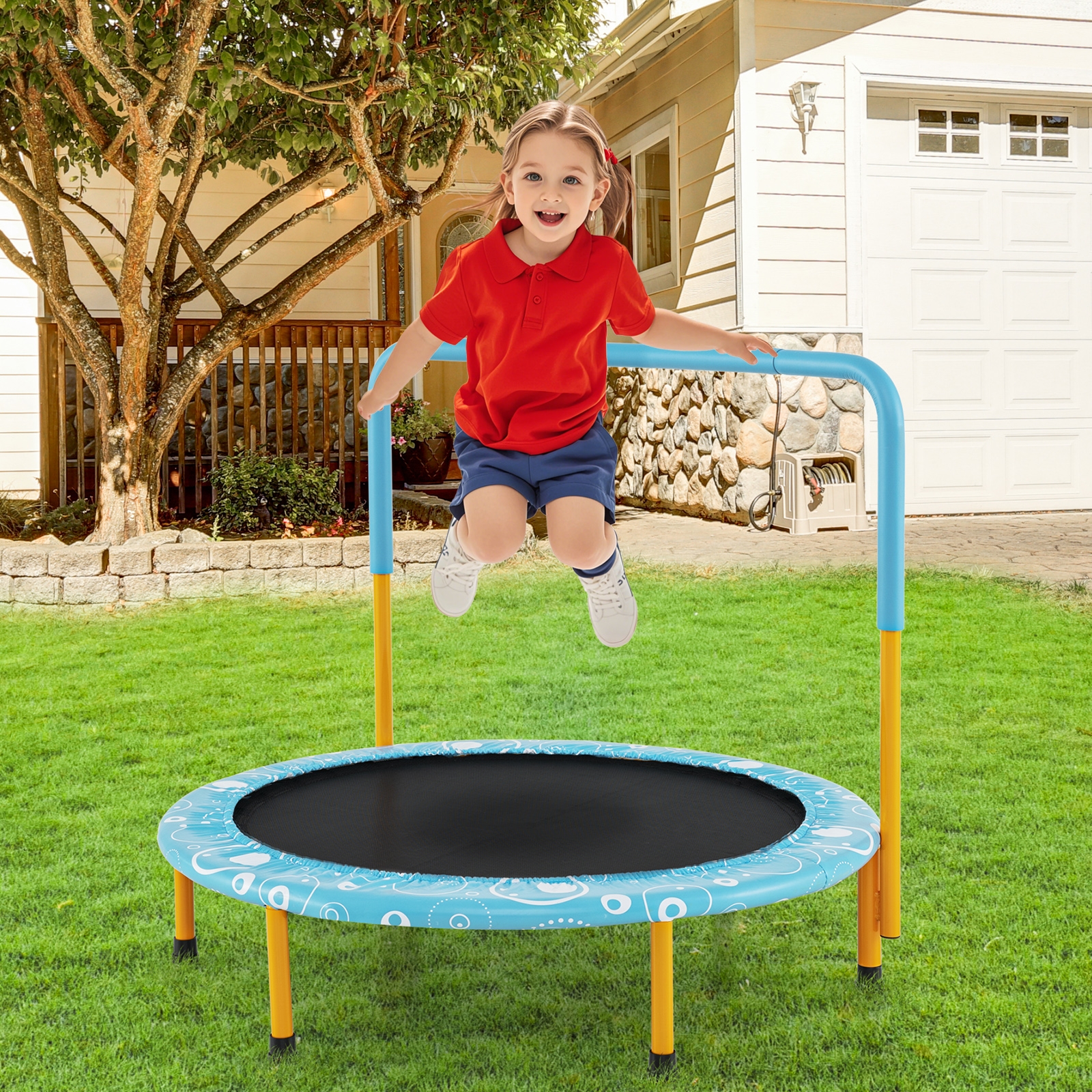 Piankowy uchwyt i osłona krawędzi mini trampoliny