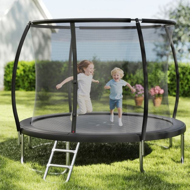 Solidna rama stalowa i stabilne nogi trampoliny 10FT