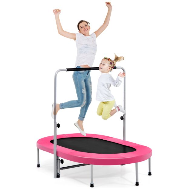 Solidne nogi i sprężyny trampoliny fitness