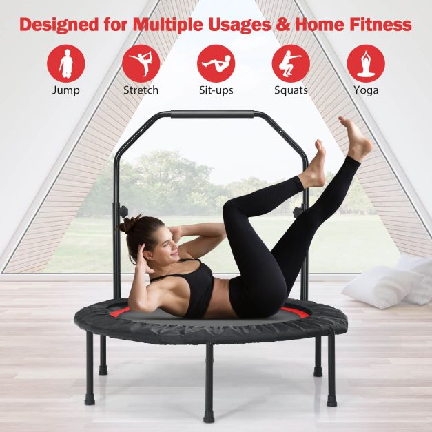 Regulowany uchwyt trampoliny fitness 4 poziomy