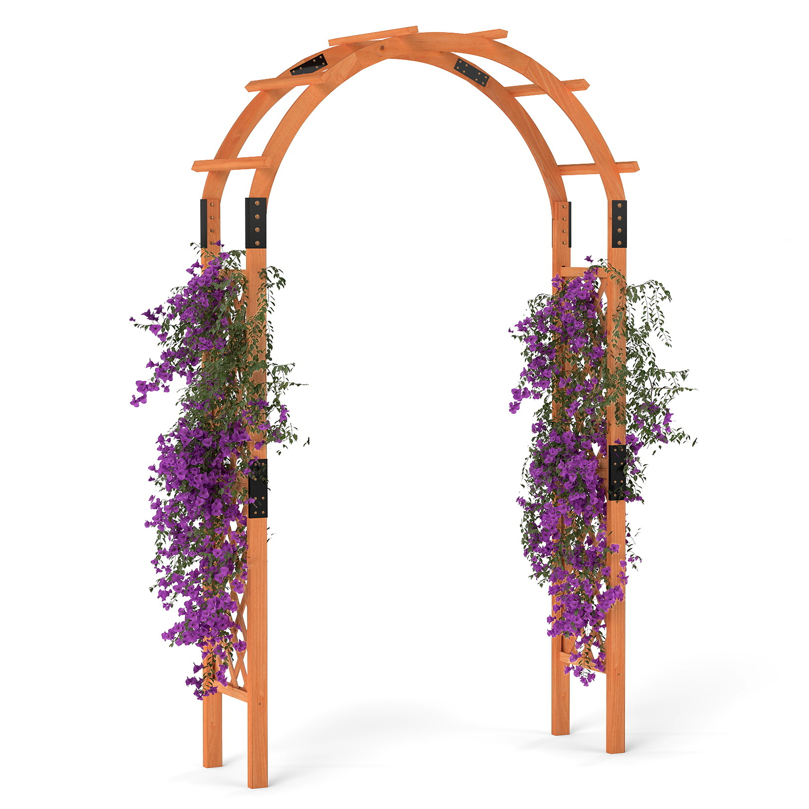 Pergola idealna na rośliny pnące i wiszące doniczki